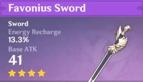 Favonious Sword